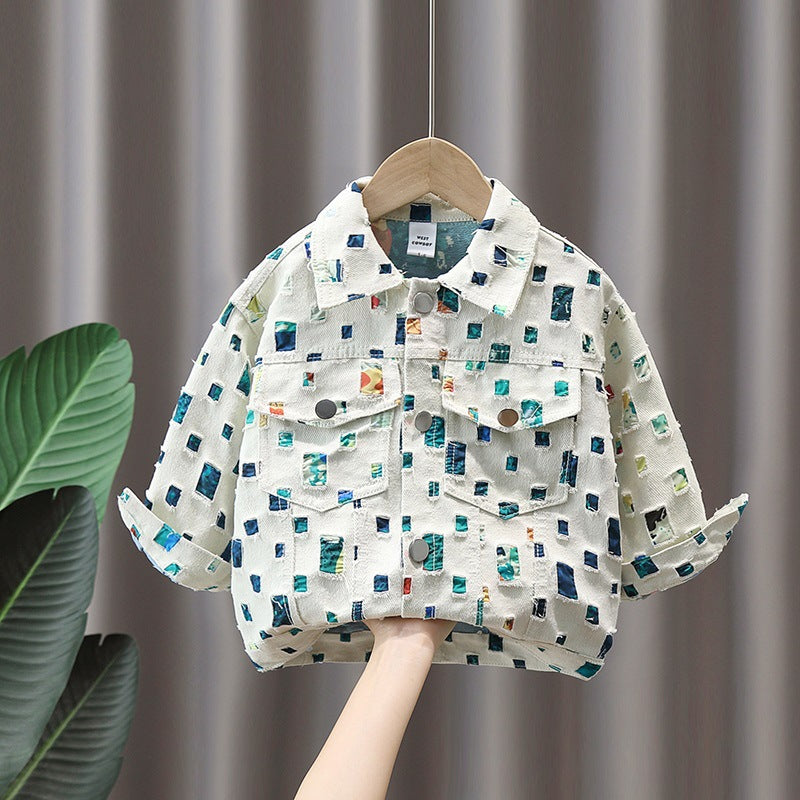 Boys Autumn Jacket Spring Autumn Kids Outerwear Top