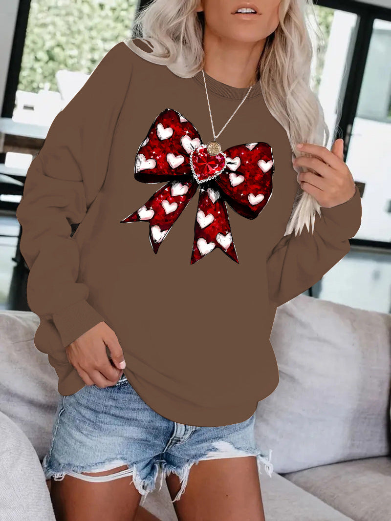 Round neck fleece hoodie