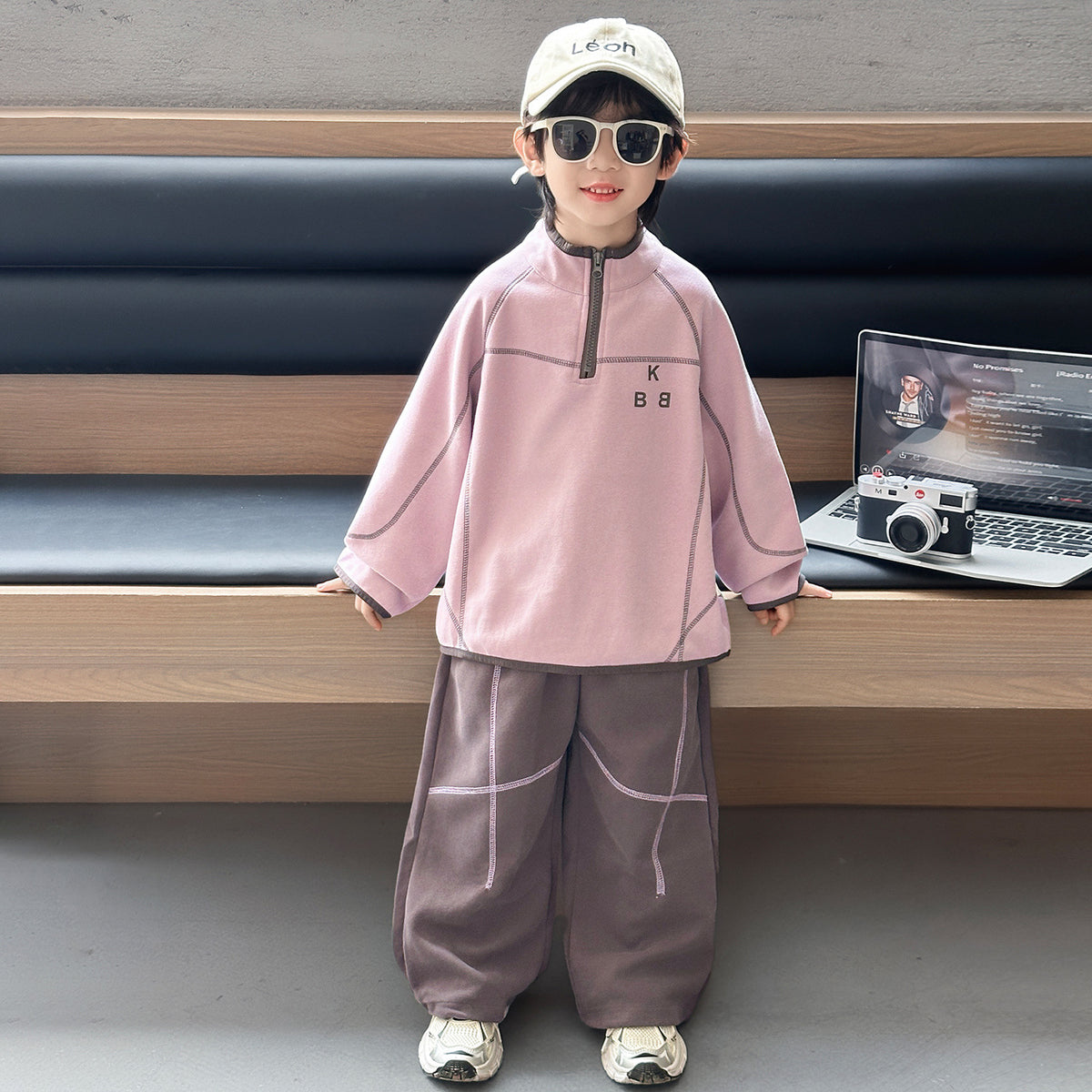 Boys Autumn Spring Casual Two-Piece Set