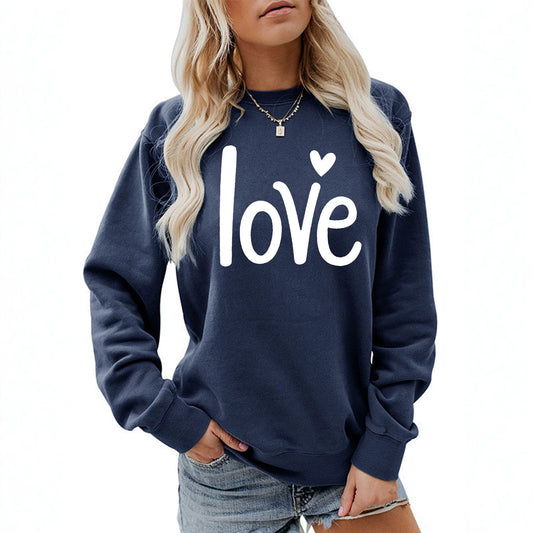 Round neck fleece hoodie for women