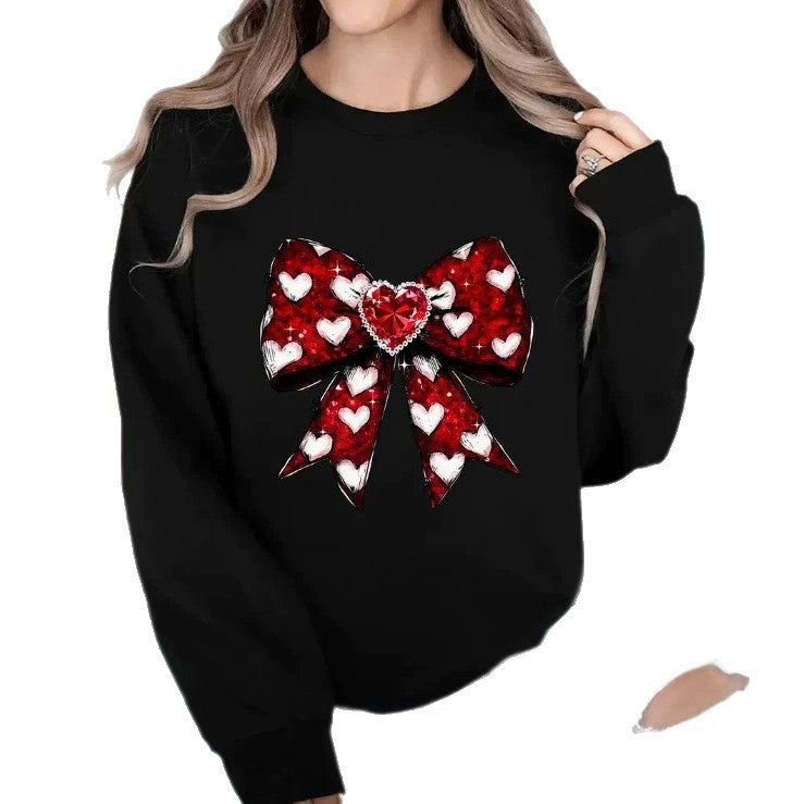 Round neck fleece hoodie