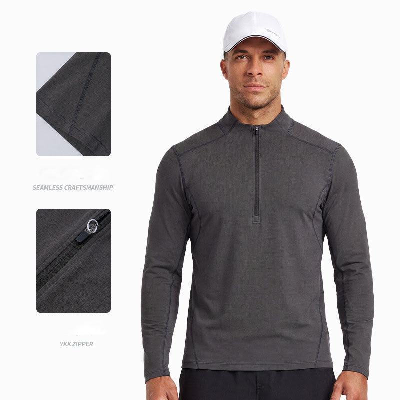 Cooling Long Sleeve Moisture Wicking Sun Protection Outdoor Sports T-Shirt