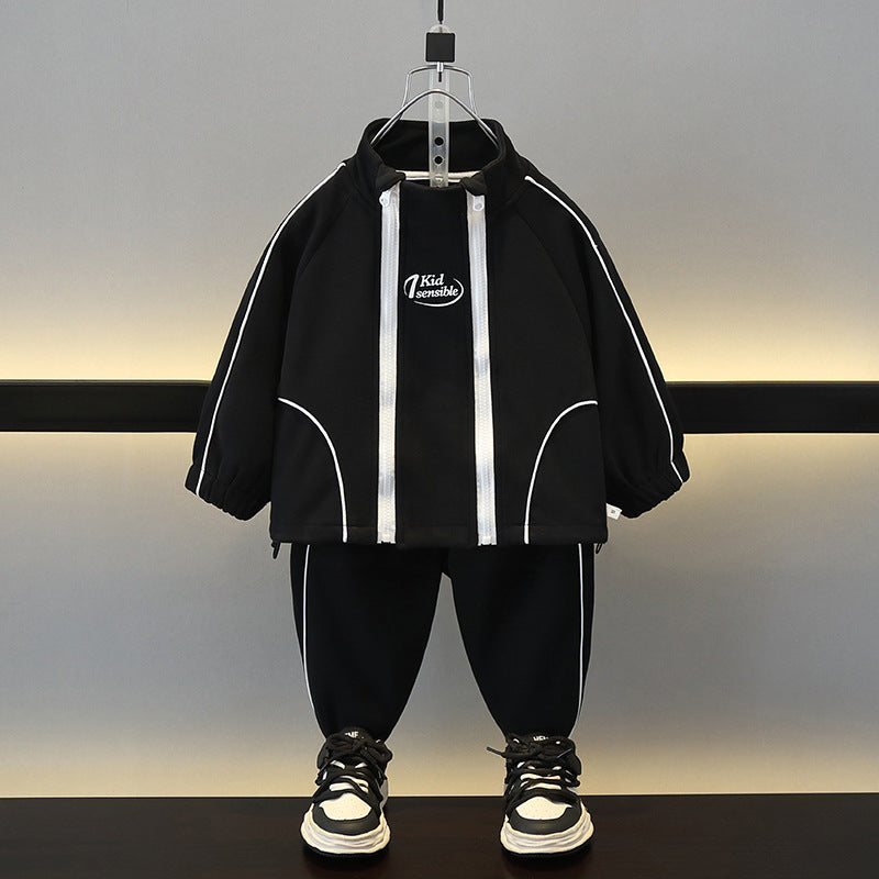 Boys Two-Piece Jacket Sportswear Set