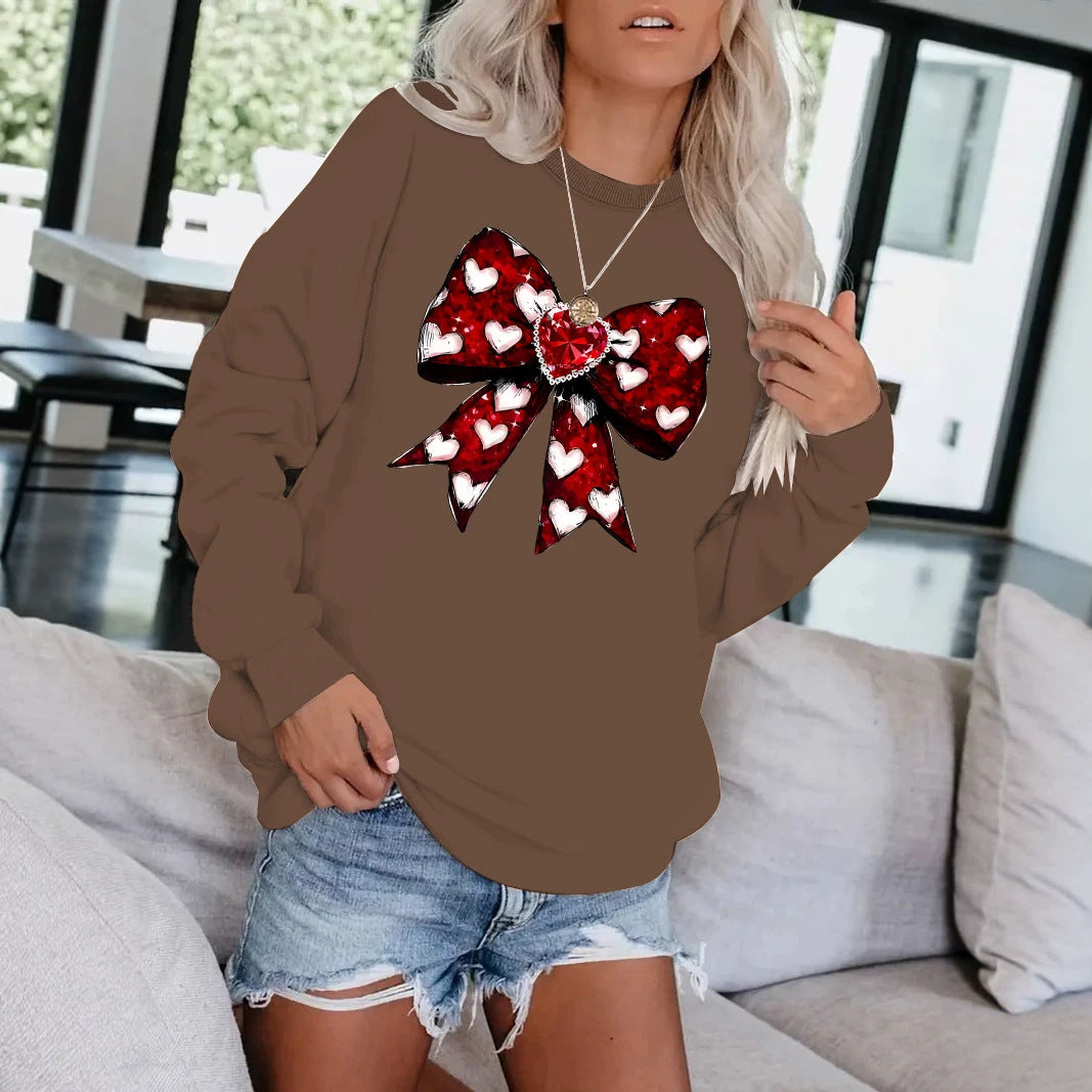 Round neck fleece hoodie