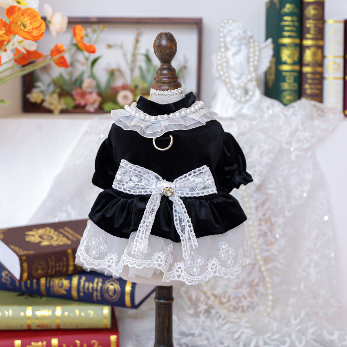 Halloween Pet Dog Cat Dress Quirky Pumpkin Wedding Costume Outfit