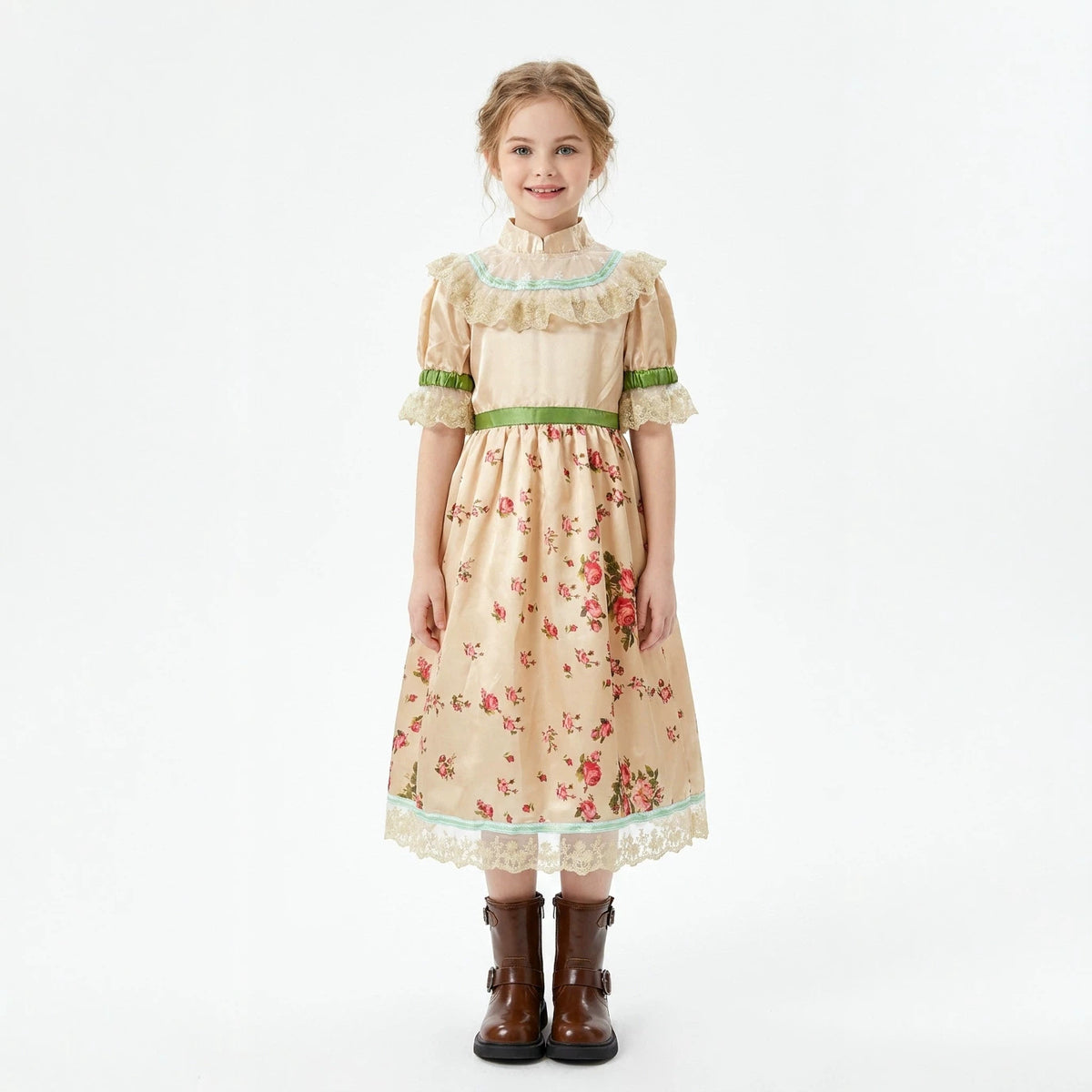 Halloween Cosplay Costume Cloak Cape Little Red Riding Hood Role Play Children's Long Dress Performance Clothing