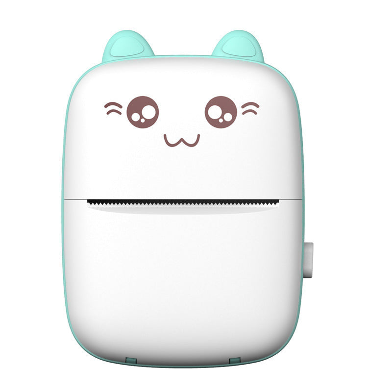 006. Portable MINI Cat Thermal Printer - Print Photos, Labels (58mm Wireless Printing supports Android & IOS)