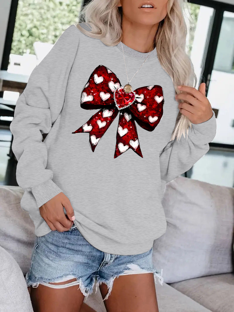 Round neck fleece hoodie