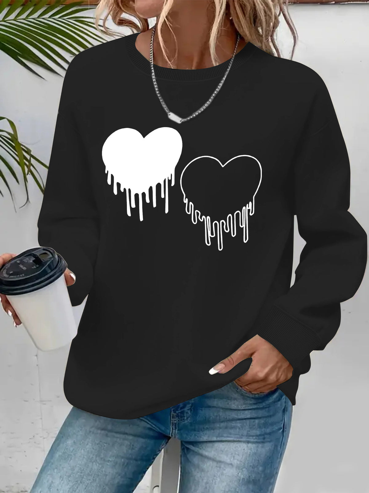 Bottom long sleeved fleece hoodie