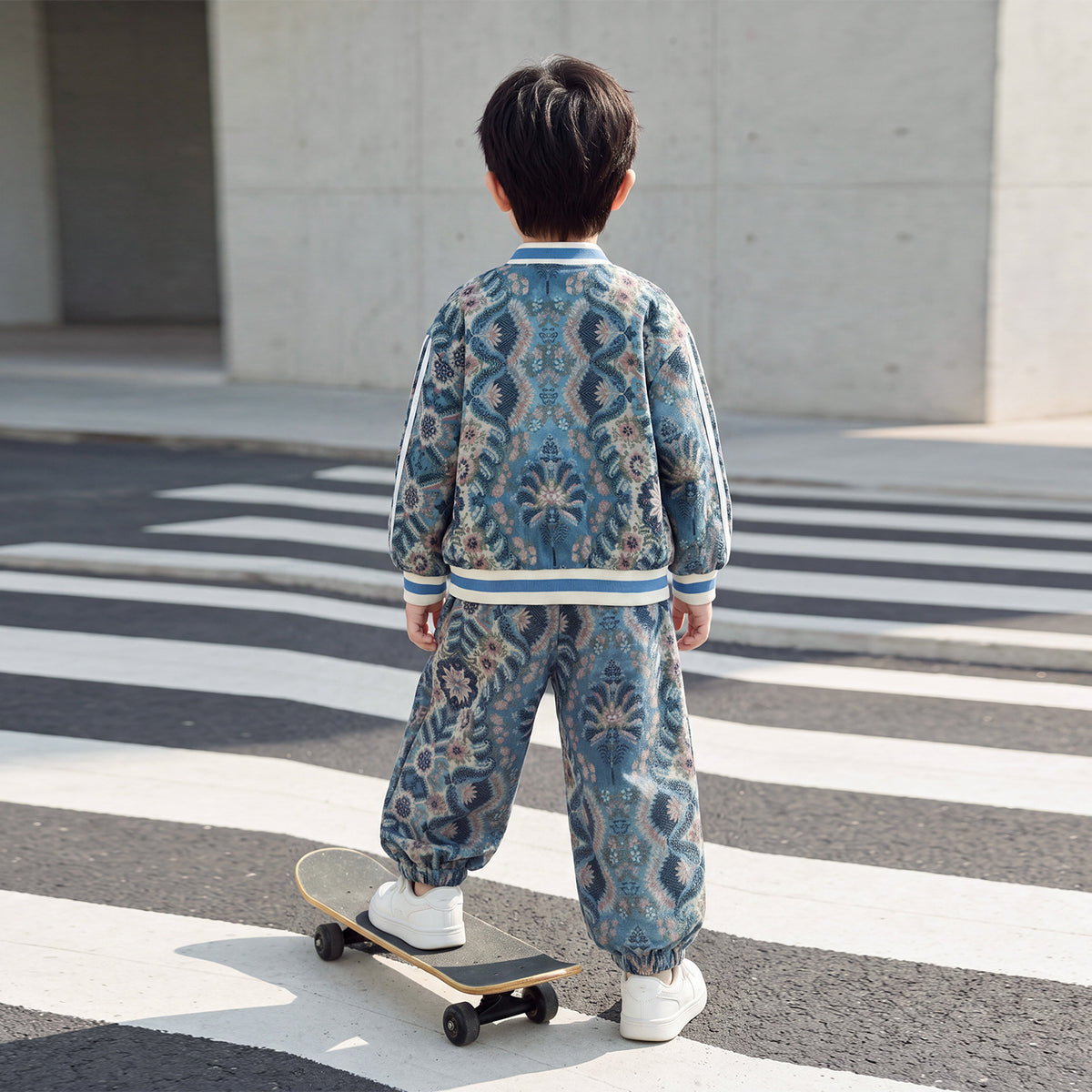 Kids Boys Autumn Two-Piece Set Casual Sports Outfit
