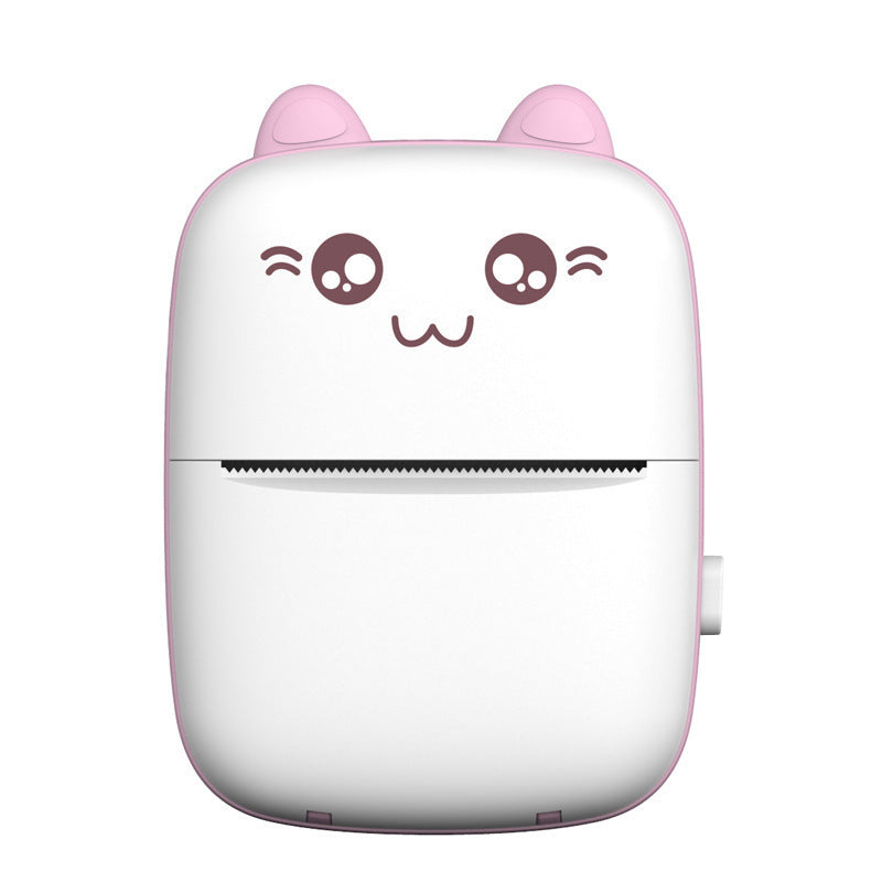 006. Portable MINI Cat Thermal Printer - Print Photos, Labels (58mm Wireless Printing supports Android & IOS)