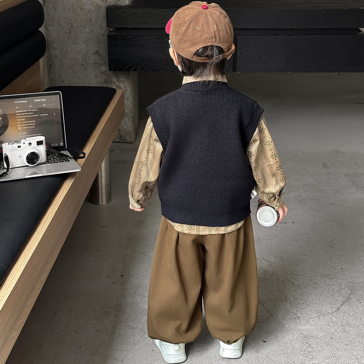 Stylish Boys Spring Autumn Sweater 3-Piece Set