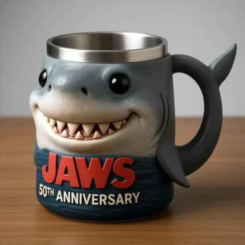 Perfect gift: 3D Shark Mug - Ocean-Themed Decor Gift for Fans & Collectors