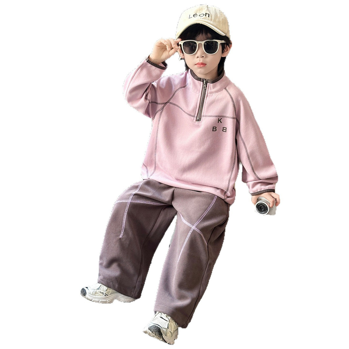 Boys Autumn Spring Casual Two-Piece Set