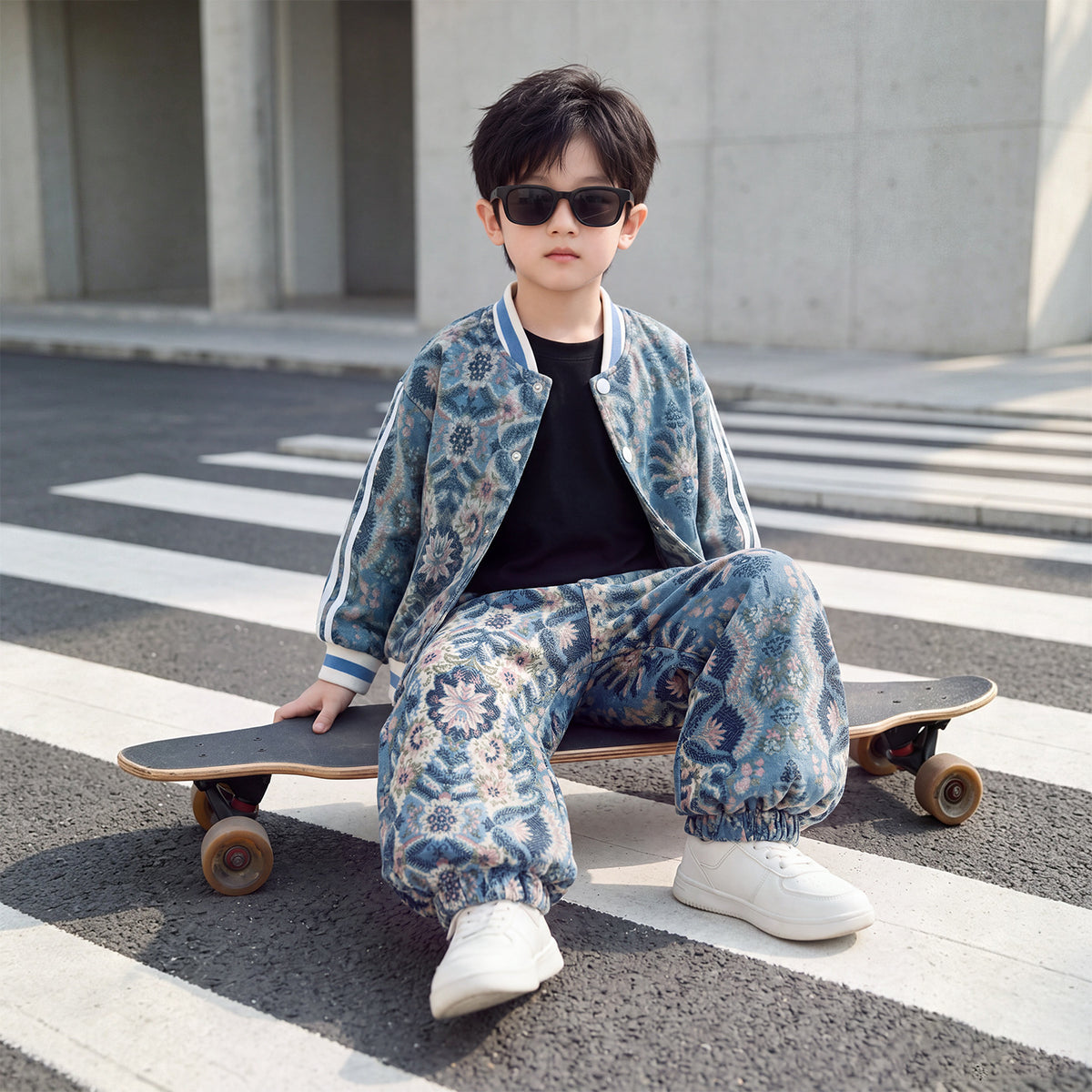Kids Boys Autumn Two-Piece Set Casual Sports Outfit
