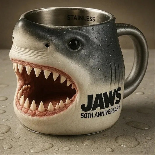 Perfect gift: 3D Shark Mug - Ocean-Themed Decor Gift for Fans & Collectors
