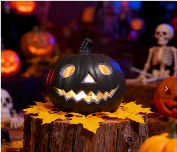 Halloween Pumpkin Lantern Mall Amusement Park Small Beauty Chen Luminous Decoration Prop Decoration