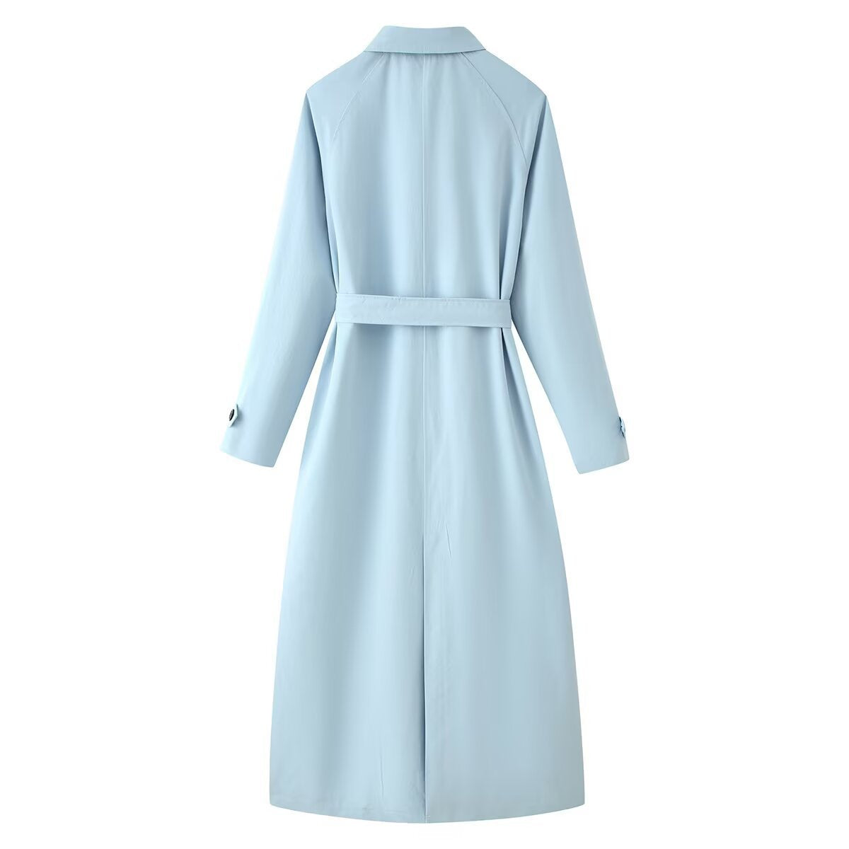 Button up waist windbreaker jacket for women