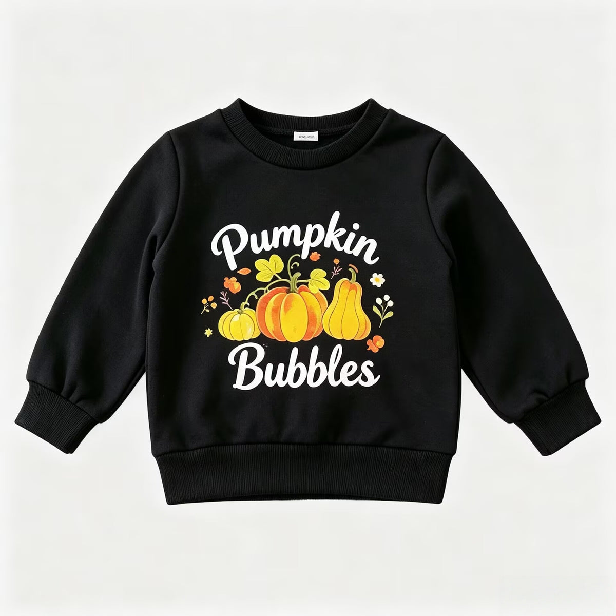 Children's Set Wholesale Factory Girls Halloween Pumpkin Hoodie Plaid Skirt Two-Piece Set Kids Autumn Outfit