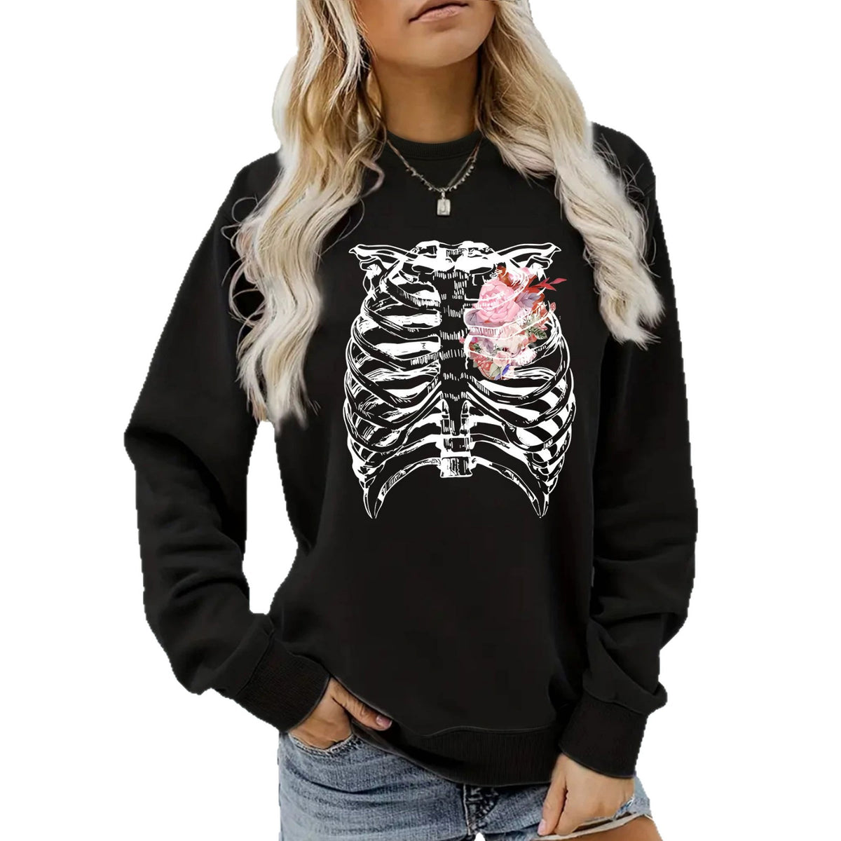Ribs and floral prints