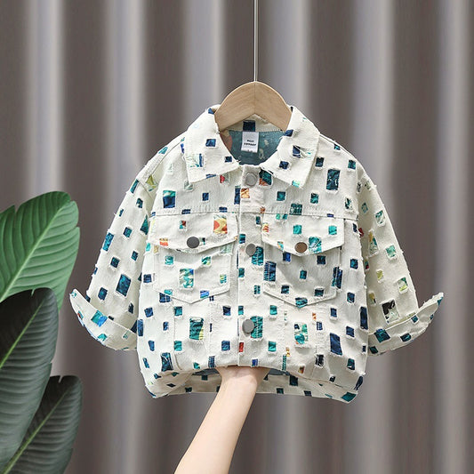 Boys Autumn Jacket Spring Autumn Kids Outerwear Top