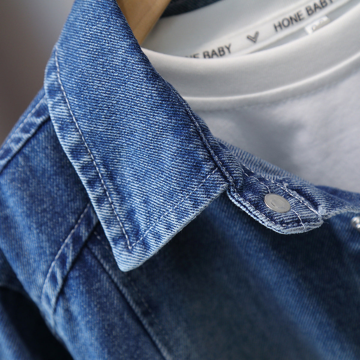 Boys Denim Jacket 3-Piece Set Spring Autumn Long Sleeve Casual Outfit