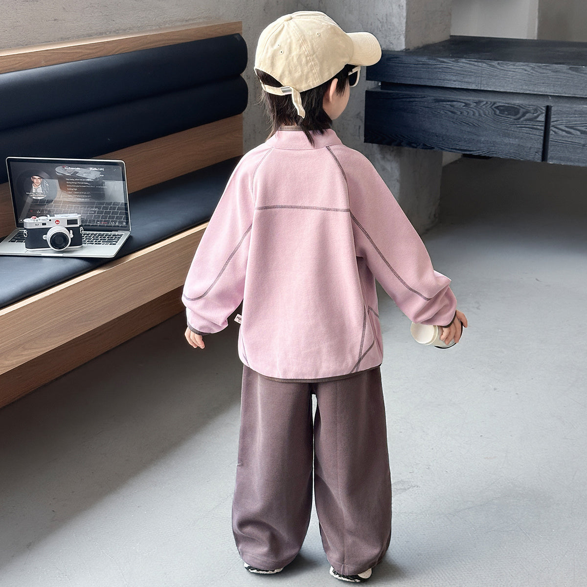 Boys Autumn Spring Casual Two-Piece Set
