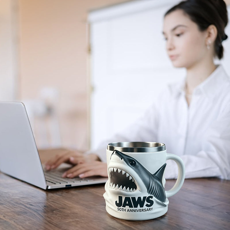 Perfect gift: 3D Shark Mug - Ocean-Themed Decor Gift for Fans & Collectors